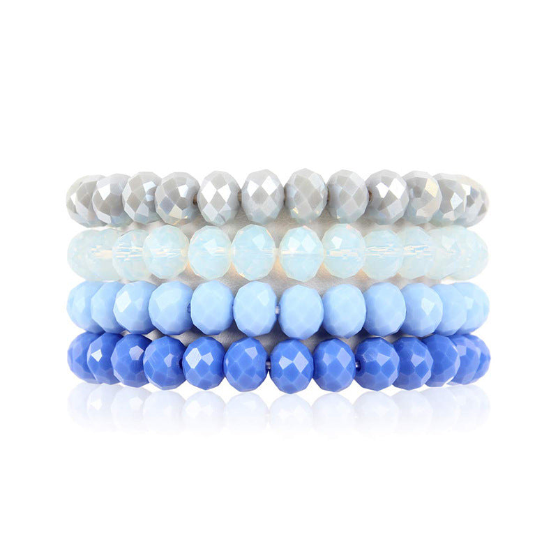 Wholesale DIY Crystal Colorful Elastic Bracelet